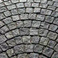 Puhastatud graniitkivist sillutis