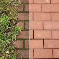 Klinkersillutis enne ja pärast puhastamist